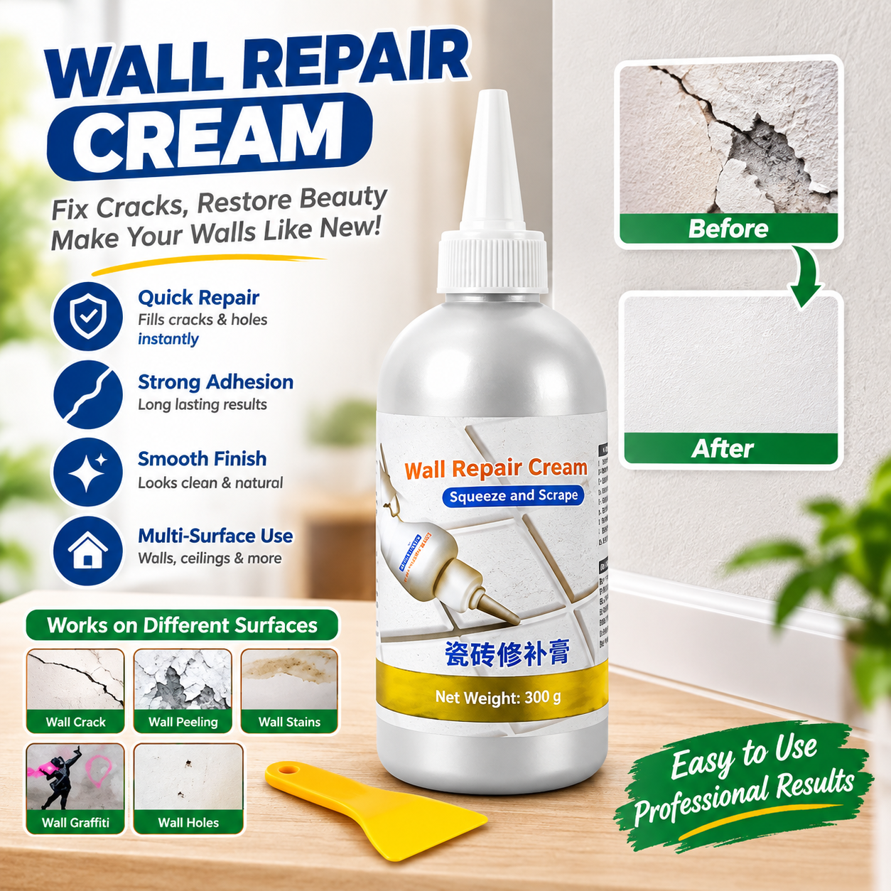 Wall Repair Cream 300ml