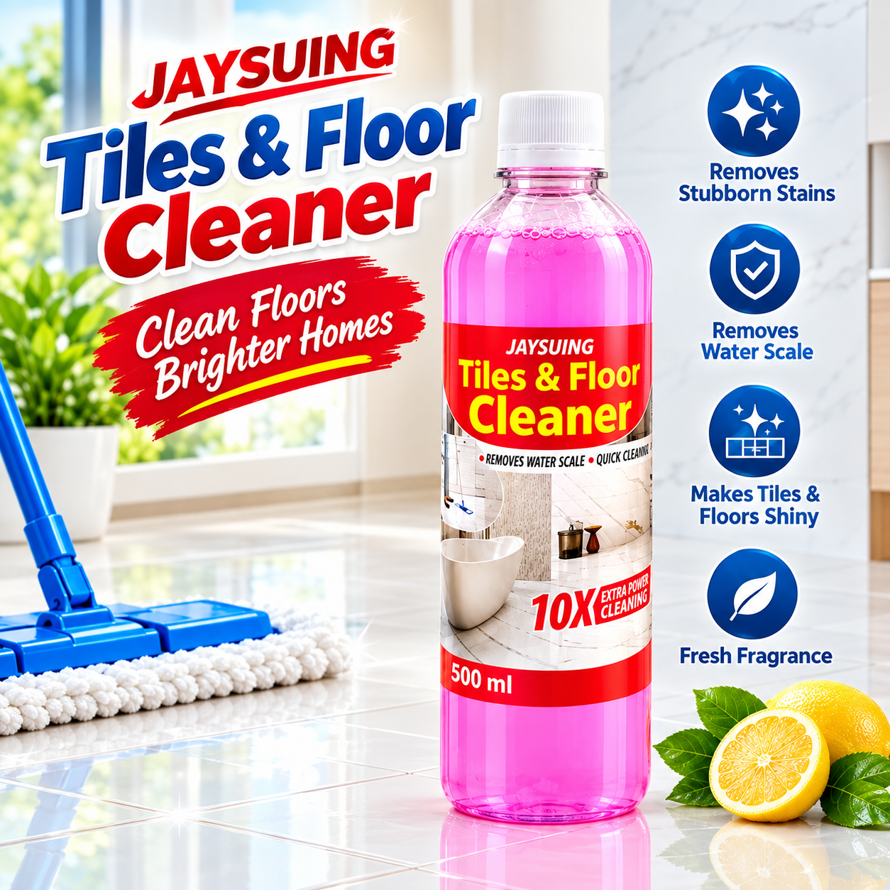 Tiles & Floor cleaner 450ml 2pcs